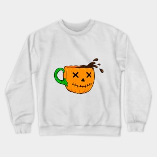 Halloween Coffee Cup Crewneck Sweatshirt